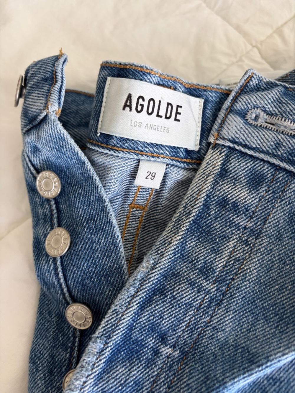 Agolde denim shorts size 29 - Picture 6 of 12